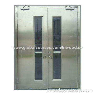 Metal Fire Rated Door, Perlite Core, Powder Coated to Suitable Fire Rating